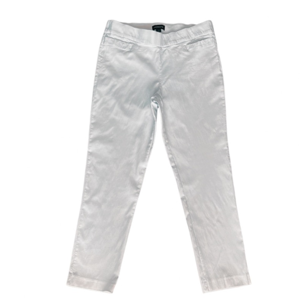 LIZ CLAIBORNE || STRETCH PANTS || WHITE || SIZE 14